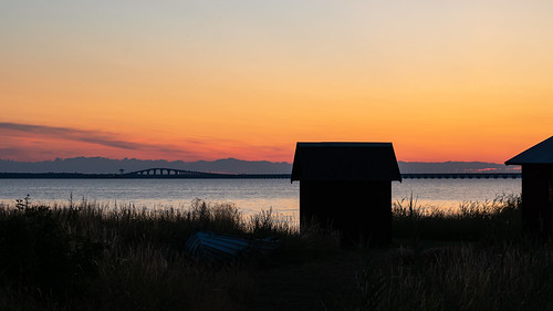 After sunset by Cajofavi, öland färjestaden sweden sjöbod water ölandsbron goldenhour