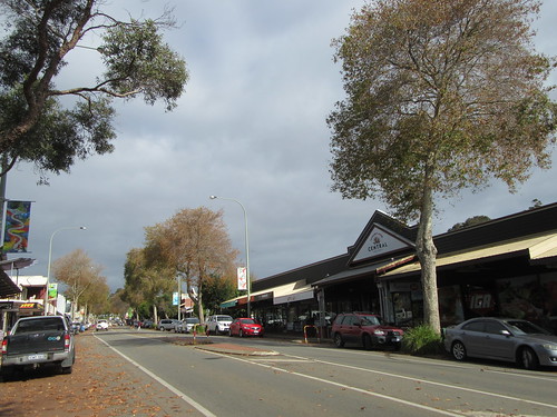 outdoor urban car tree shopping road margaretriver westernaustralia australia