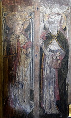 Westhall screen (north, V-VI): St Catherine and St Dorothy