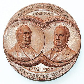 1802-1902 Scovill Manufacturing Company Medal obverse