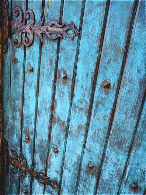 Blue door