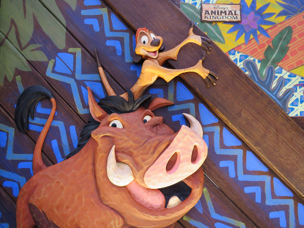 Timon and Pumbaa | Main Entrance, Disney's Animal Kingdom | meeko_ | Flickr