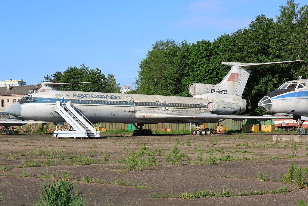 EW-85122 Former Aeroflot Tupolev Tu-15B4 at the State Aviation College Minsk on 26 May 2019