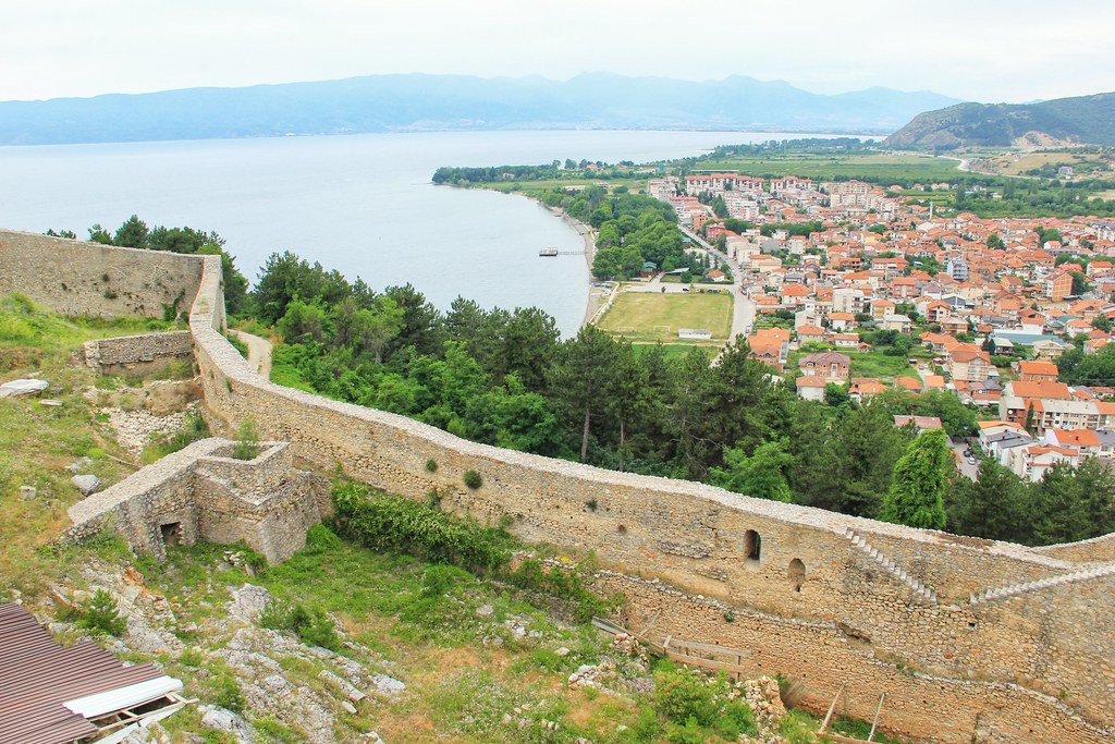 Views of Lake Ohrid from Samuel's Fortress