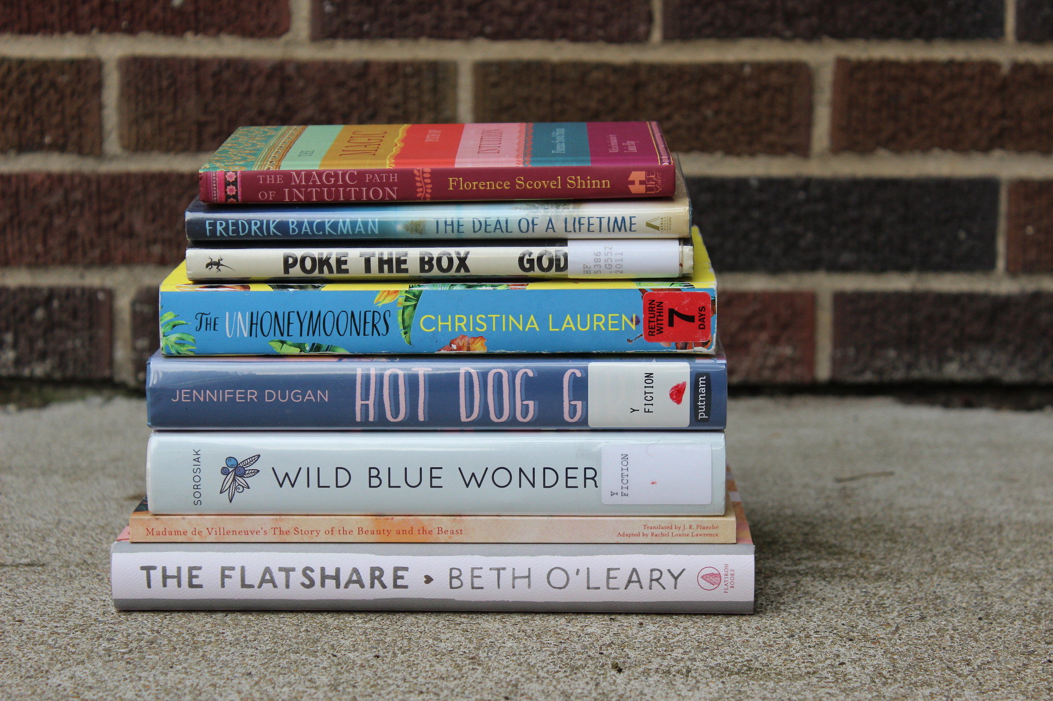 The Reading Rush 2019 TBR stack