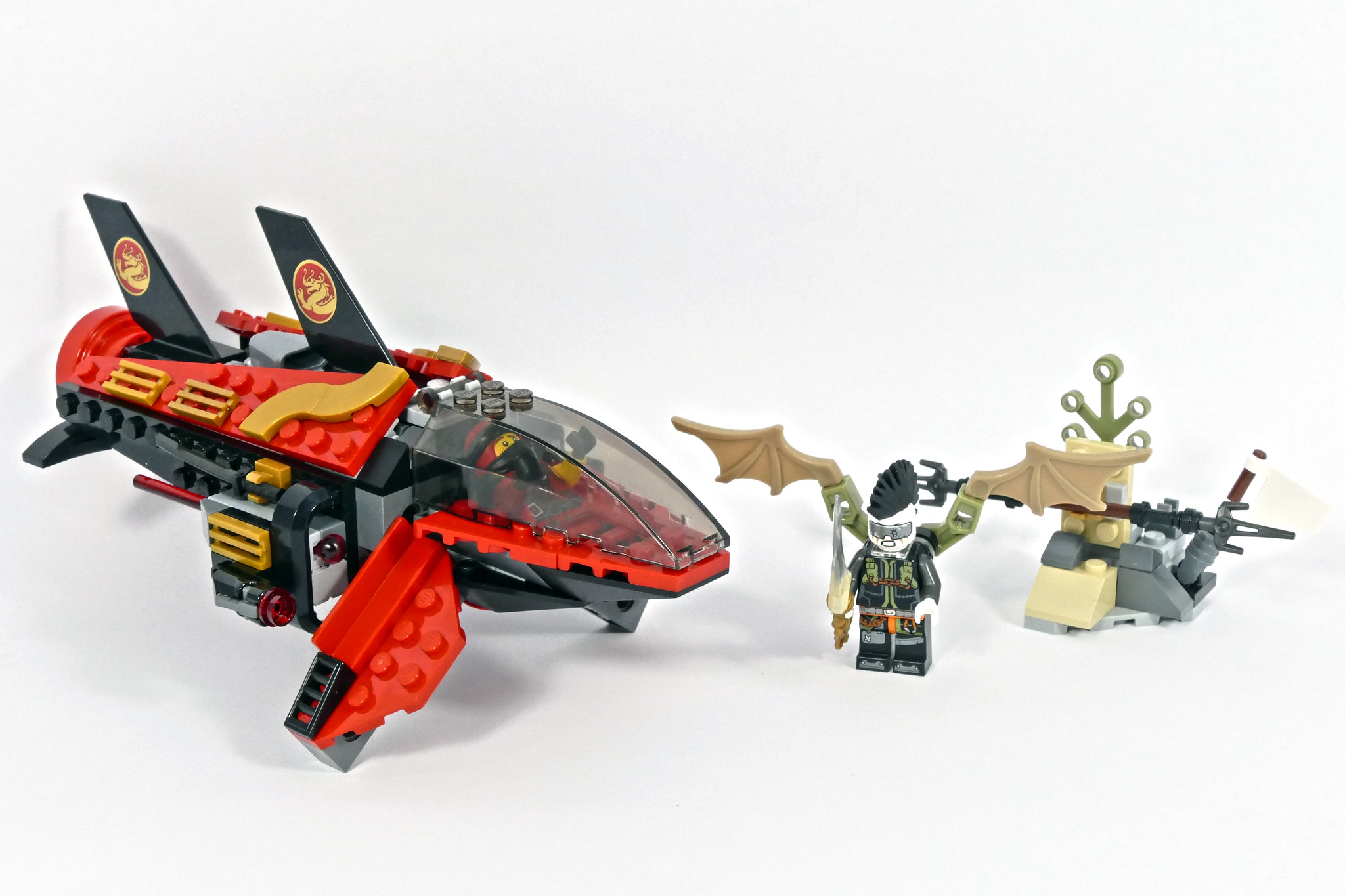 Ledelse Rettelse jævnt LEGO MOC Kai's Shark Submarine - LEGO Ninjago 70650 C Model by grohl |  Rebrickable - Build with LEGO