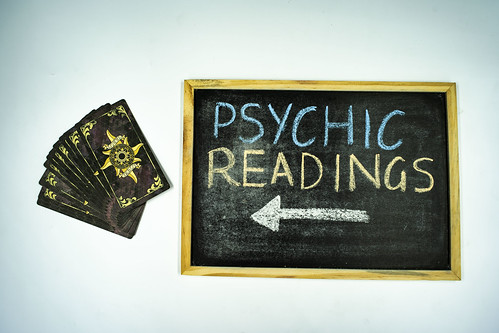 Psychic Readings Sign - Photo of a sign with the words ...