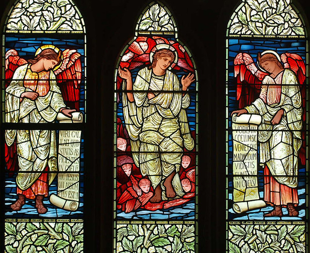 Burne Jones s nave Angels of the Ascension (6)