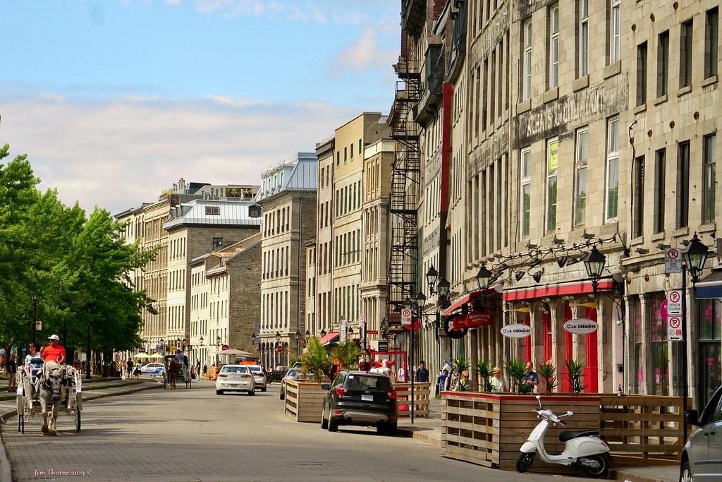 Old Montreal streetscape along Rue de la Commune - 29 June… | Flickr