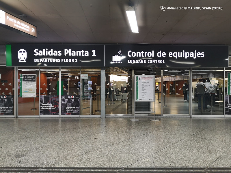 2018 Spain Madrid Atocha Train Station