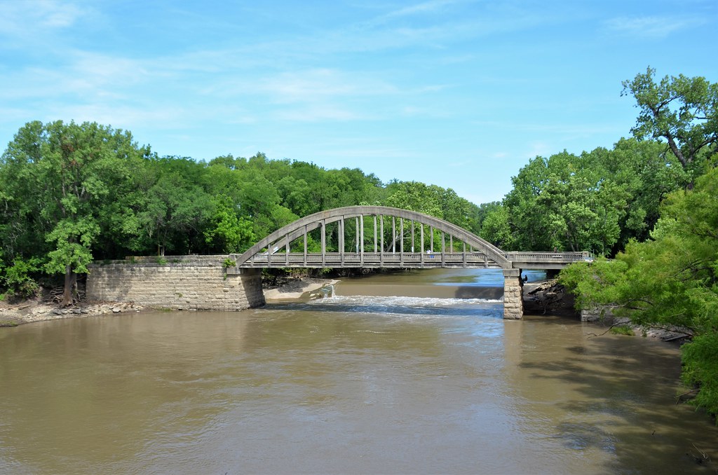 Kansas, Emporia, Soden's Grove Bridge | © Earl C. Leatherber… | Flickr