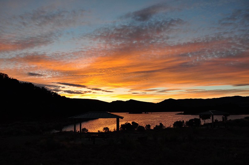 Sunset At The Flaming Gorge National Recreation Area!