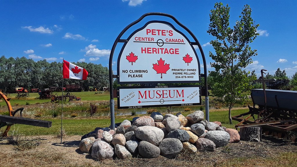 A gem right beside the Centre of Canada sign!