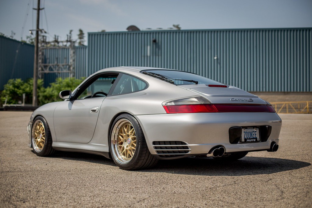 Porsche 996 Carrera 4S with HRE 540 in Brushed Gold | Flickr