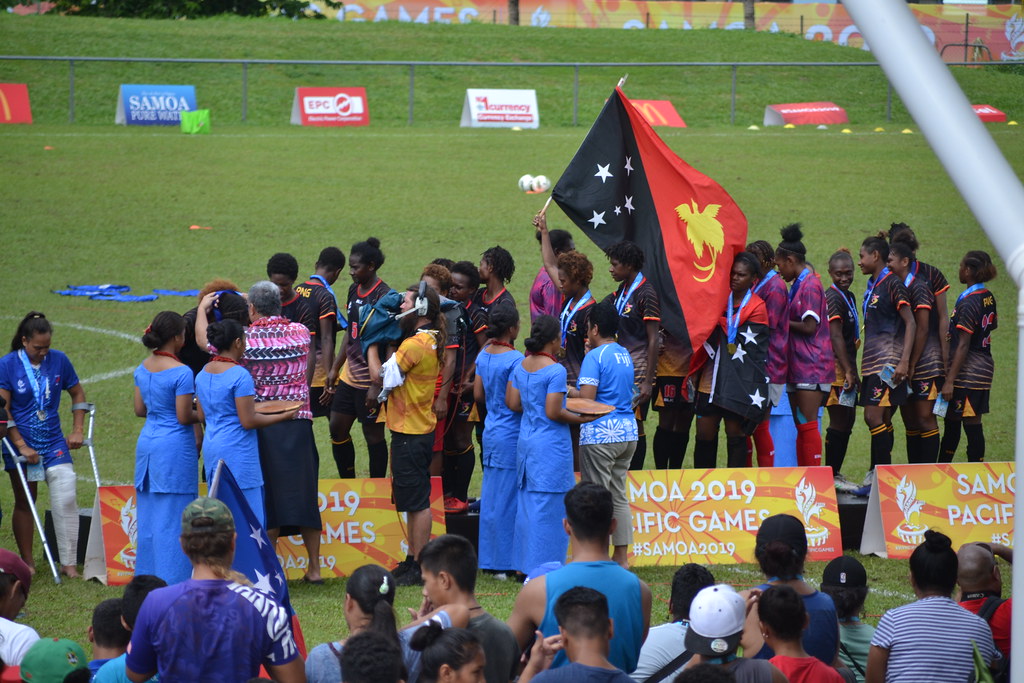 Women's Gold Final match: Papua New Guinea 3-1 Samoa