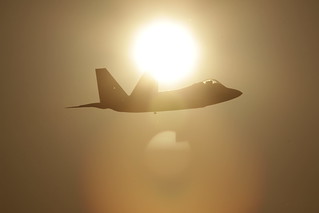 USAF F-22 Sunset