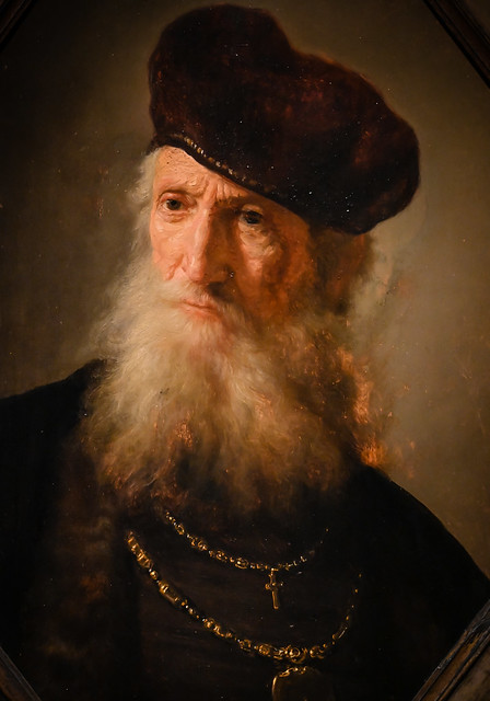 Rembrandt van Rijn - Bust of a Bearded Old Man, 1630s at Detroit Institute of Arts - Detroit MI