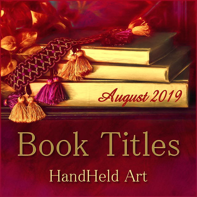 HandHeld Art Book Titles Award August 2019