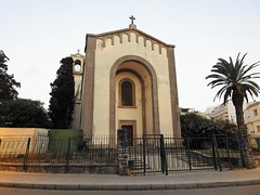 Italian Church of San Francisco de Asís, currently closed and abandoned, Tangier - Morocco
