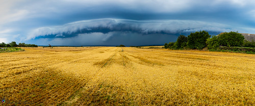 2019 lyø sommer landscape weather front storm thunderstorm denmark panorama