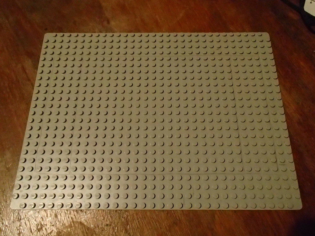 Lego Baseplate 24x32 Rounded Corners This Light Gray Lego Flickr