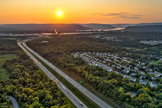 Rt 81 in Harrisburg, PA Aerial View