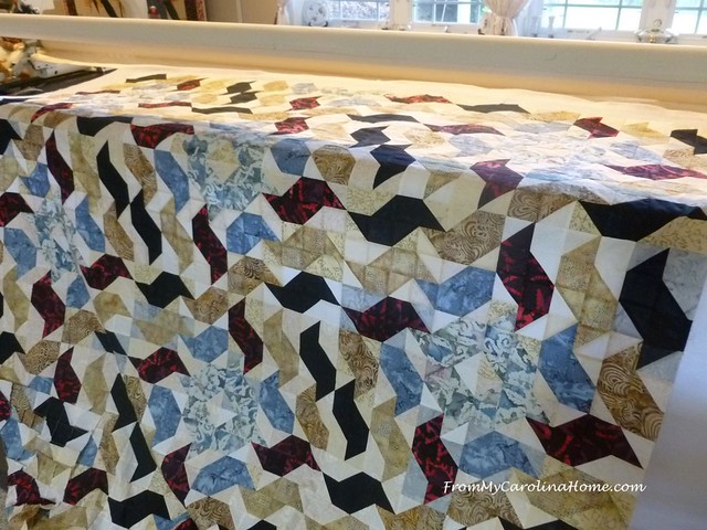 Waves Quilt at FromMyCarolinaHome.com