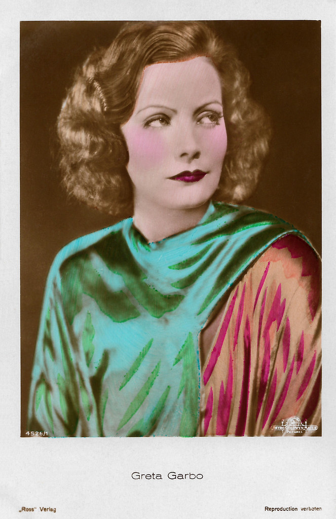 ☆ GRETA GARBO ☆ 1930s Ross Verlag Film Star Postcards 