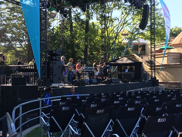 Concert stage at the zoo