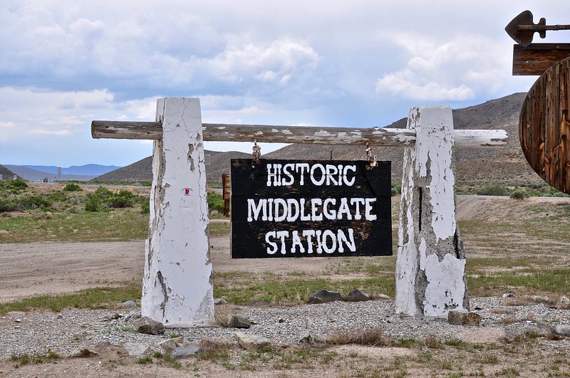 Salt Flat Dust Devils & Historic Middlegate Station ~ Nevada