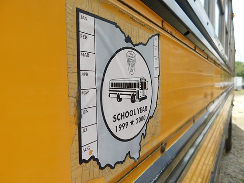 Coach Bus Inspection Sticker 1999-2000 Ohio Inspection Sticker | BusBoy501 | Flickr