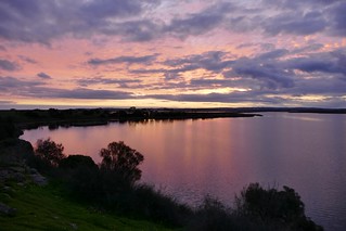 Sunset over Lake Connewarre
