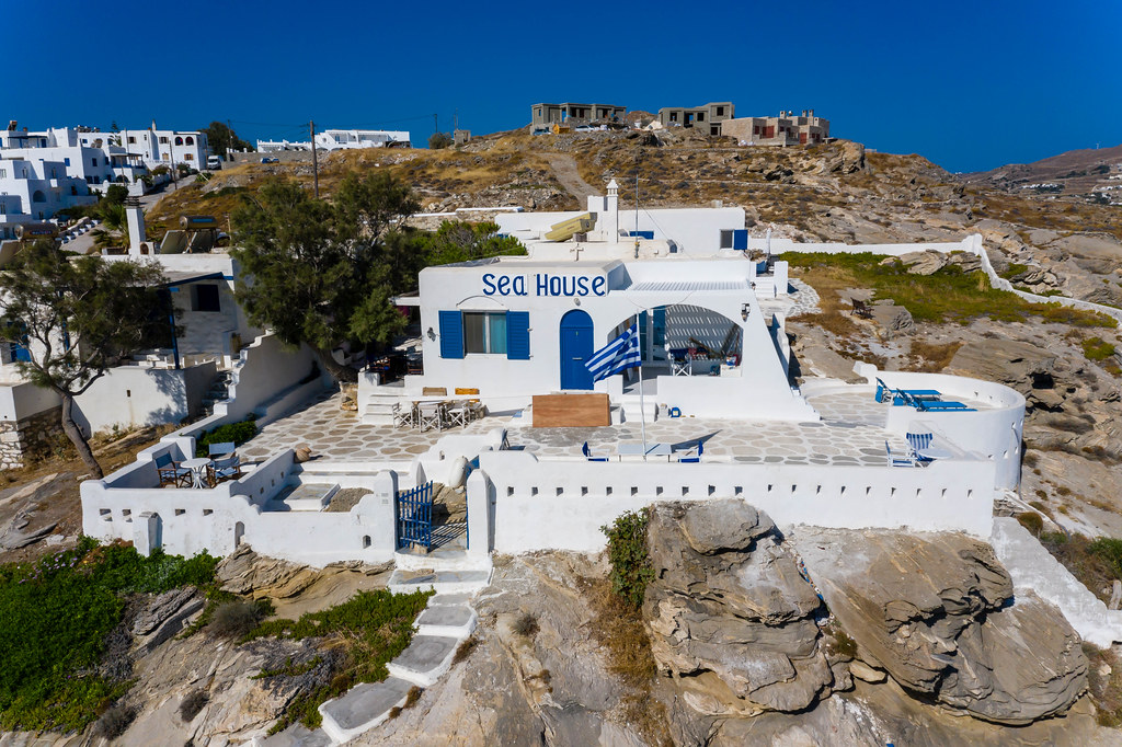 Sea House Hotel near the beach, made of white limestone, o… - Flickr