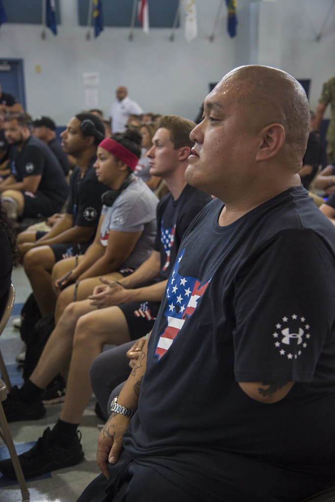 U.S. Army Staff Sgt. Retired Matthew Lammers patiently wa… | Flickr