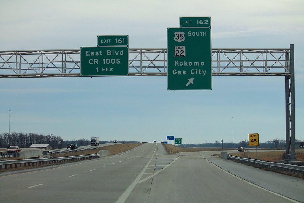 US31 South - Exit 162 - IN22 US35 South