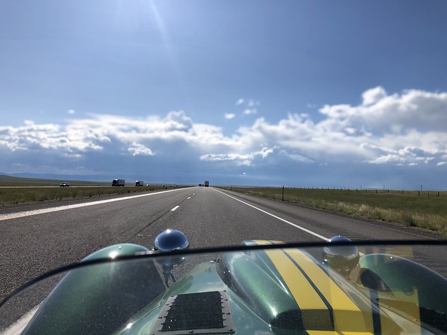 Good weather leaving Laramie