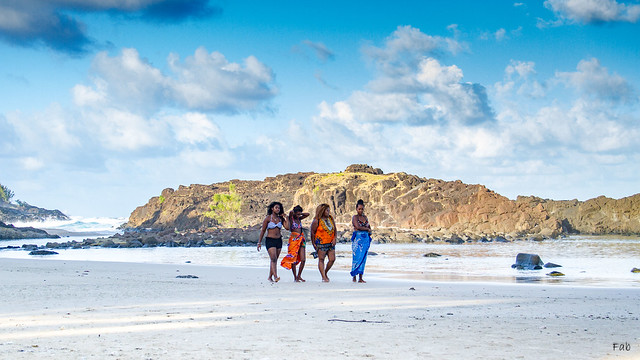 4 Copines en balades sur la plage