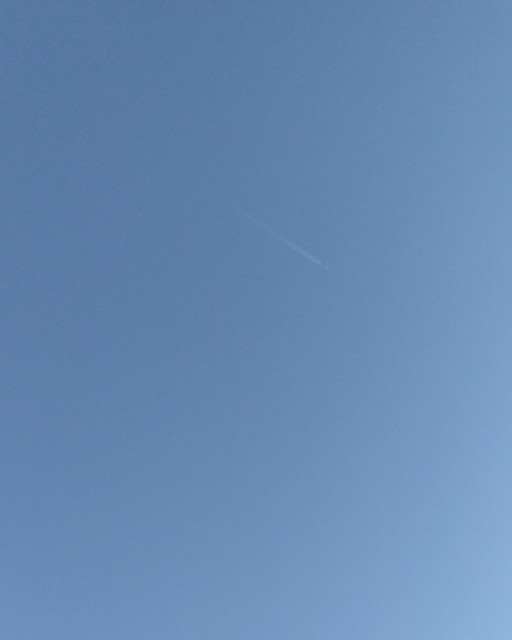 Blue sky to the west #toronto #beaches #kewgardens #blue #sky #evening