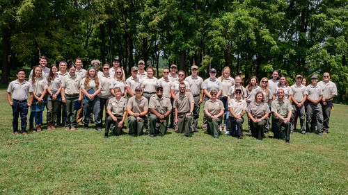 Photo of 2019 graduating class of Maryland Conservation Corps