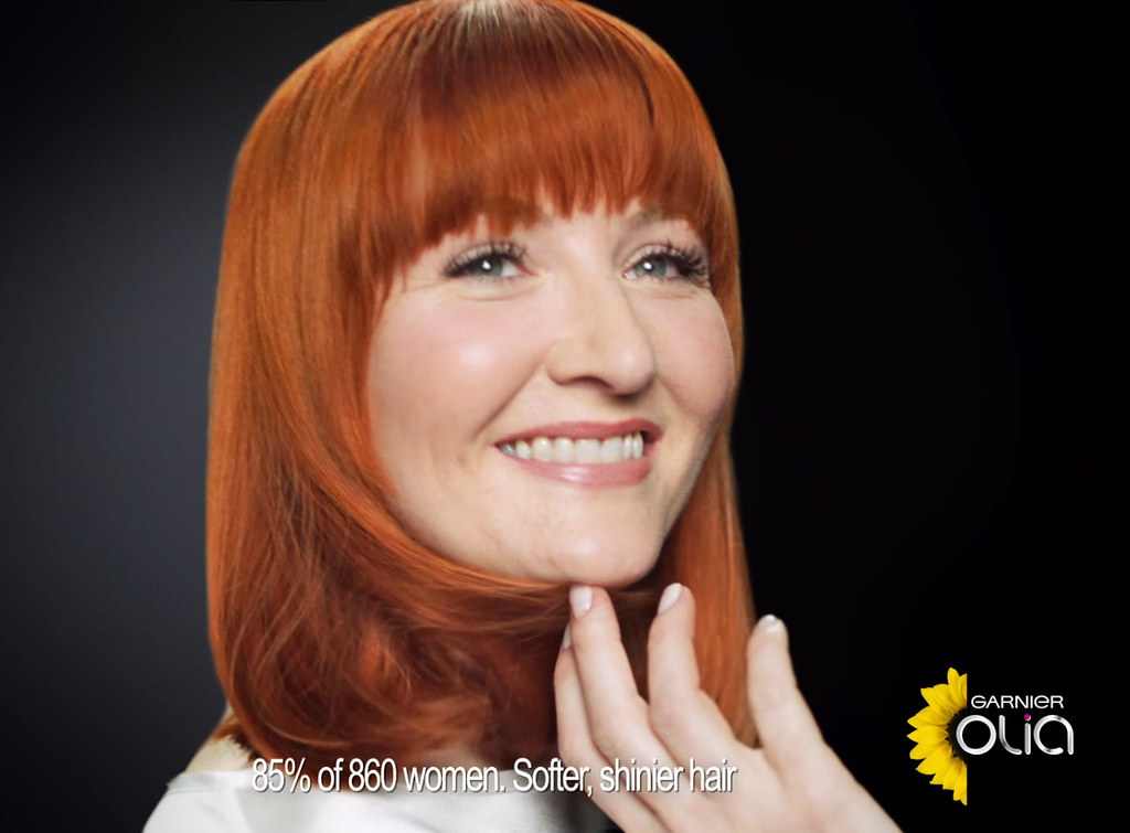 On Being the Redhead in the L'Oréal Garnier by Olia TV Advert - Catherine Summers, Not Dressed As Lamb (Over 40 Style Blogger)