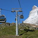 Trasa druhého úseku lanovky Matterhorn Express, foto: Radim Polcer