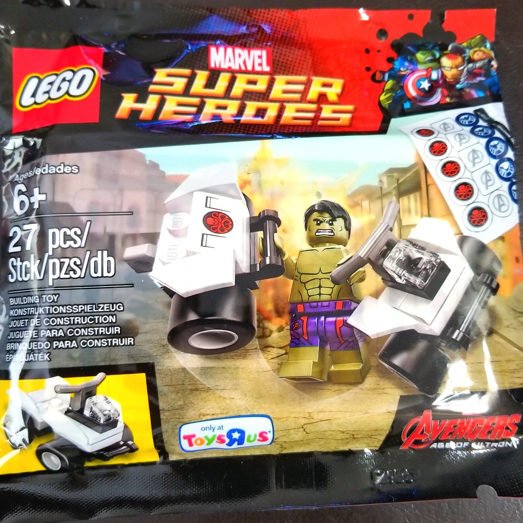 Lego 5003084 - Incredible Hulk minifigure #marvel #superheroes #lego #toysrus #polybag #avengers #hydra