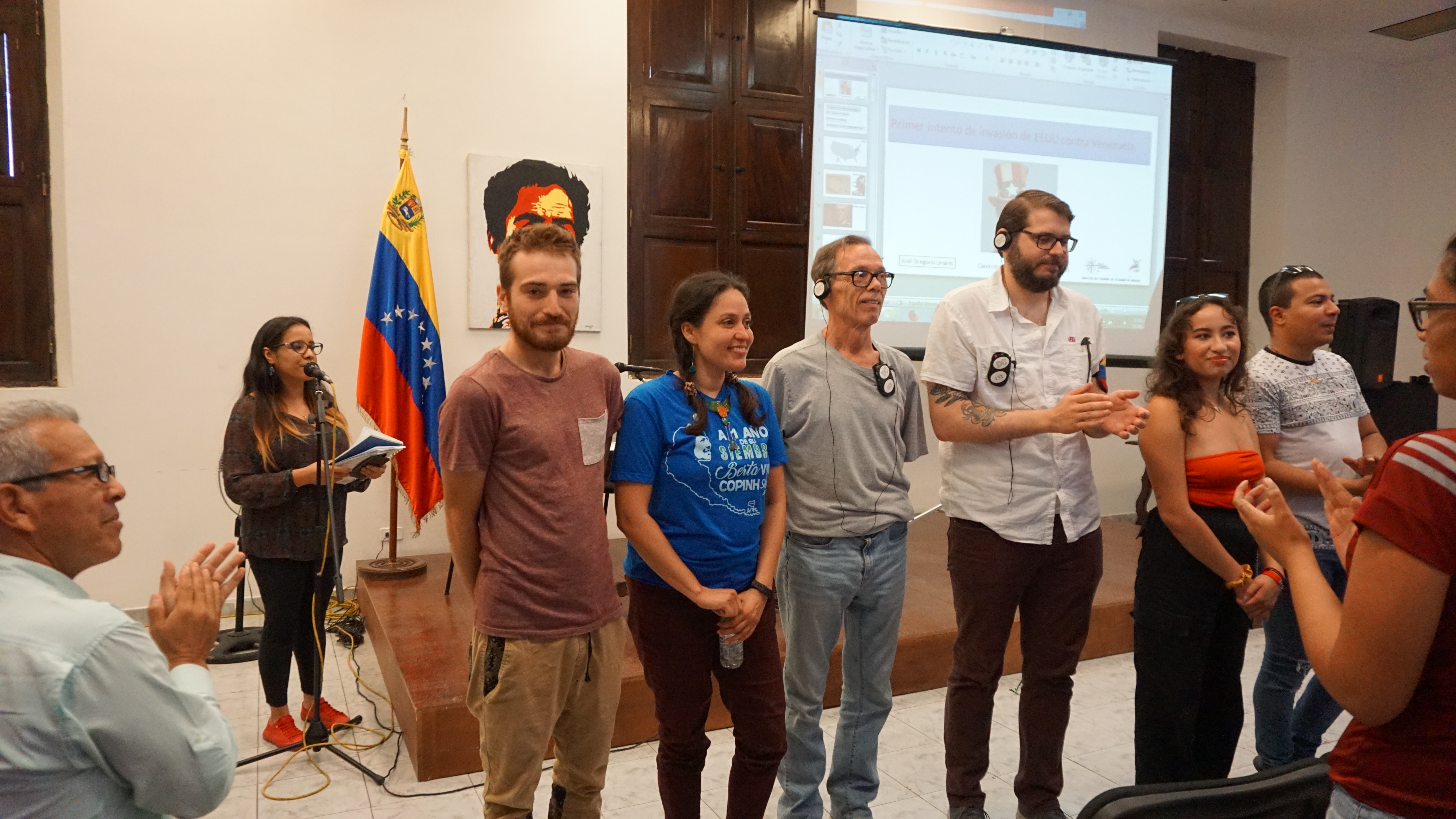 Colectivo de Protección de la Embajada de Venezuela y Movimientos Sociales en la Casa de la Historia Insurgente