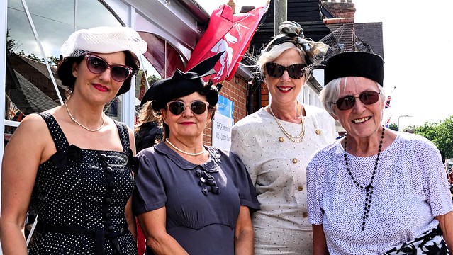 Woodhall Spa 1940s. July 2019. Vintage Ladies