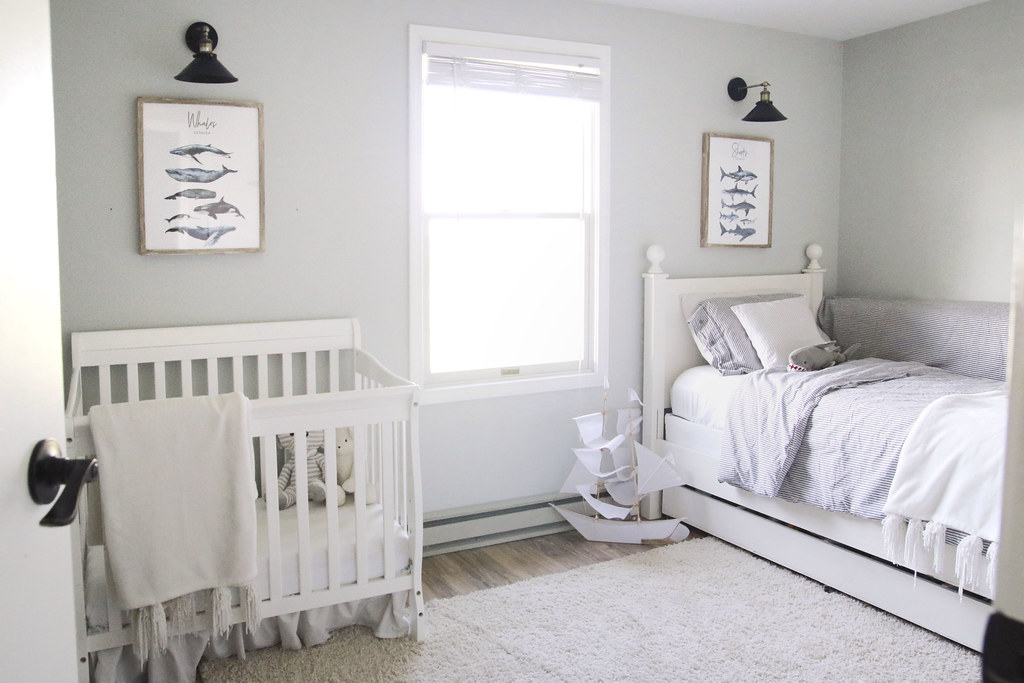 Boys Nautical Shared Bedroom Reveal