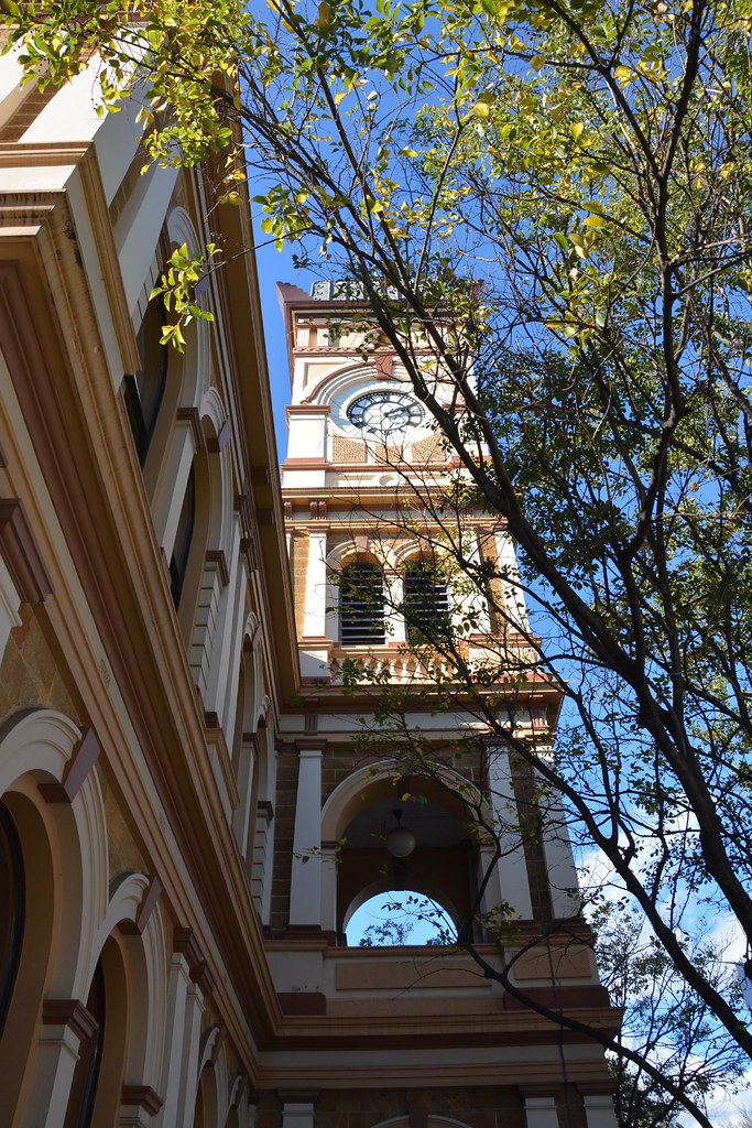 Norwood Town Hall clock tower for which a clock was donated by Sir Edwin and Lady Smith, South Australia