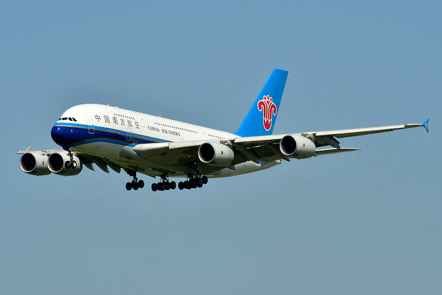 B-6139 A380-841 cn 88 China Southern Airlines 190730 Schiphol 1001