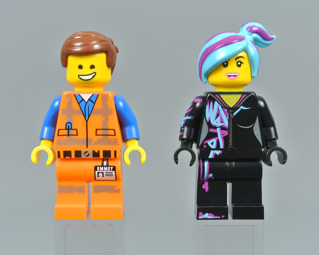 LEGO Emmet & Lucy mini figs New 2 Minifigures 70847 Lego Movie 2 Sparkle Babies