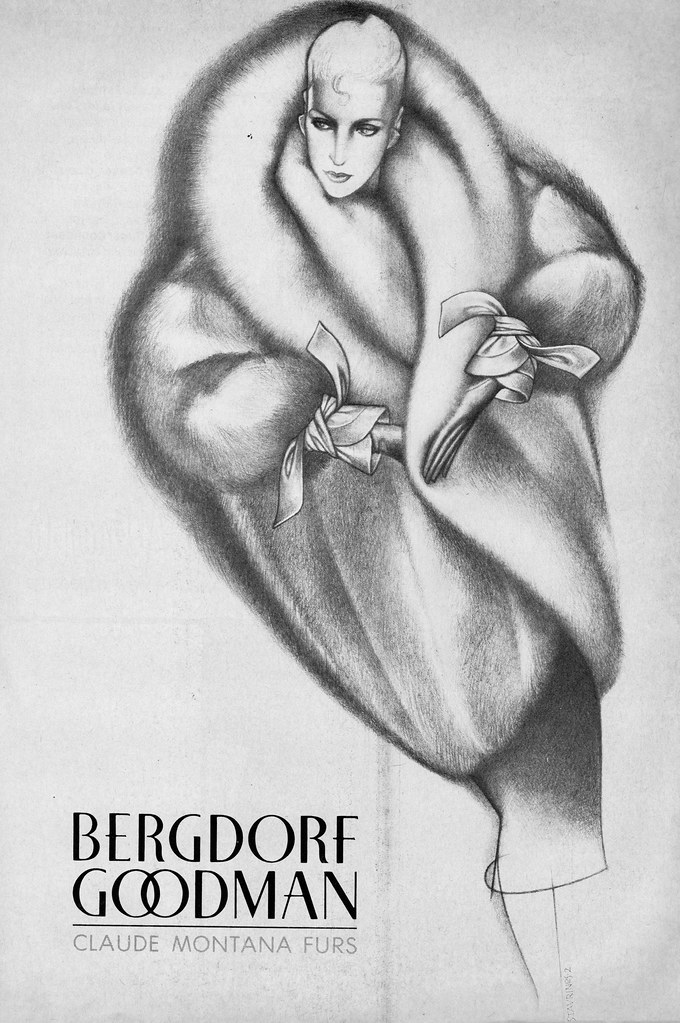 Claude Montana for Bergdorf Goodman 1982 - a photo on Flickriver