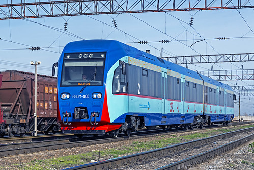 kazakhstanrailways ktz railcar pesa commuter suburban route daylight station korgasyn diesel 630m 003
